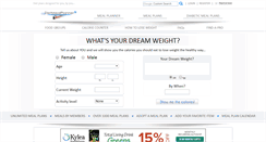 Desktop Screenshot of mydietmealplanner.com